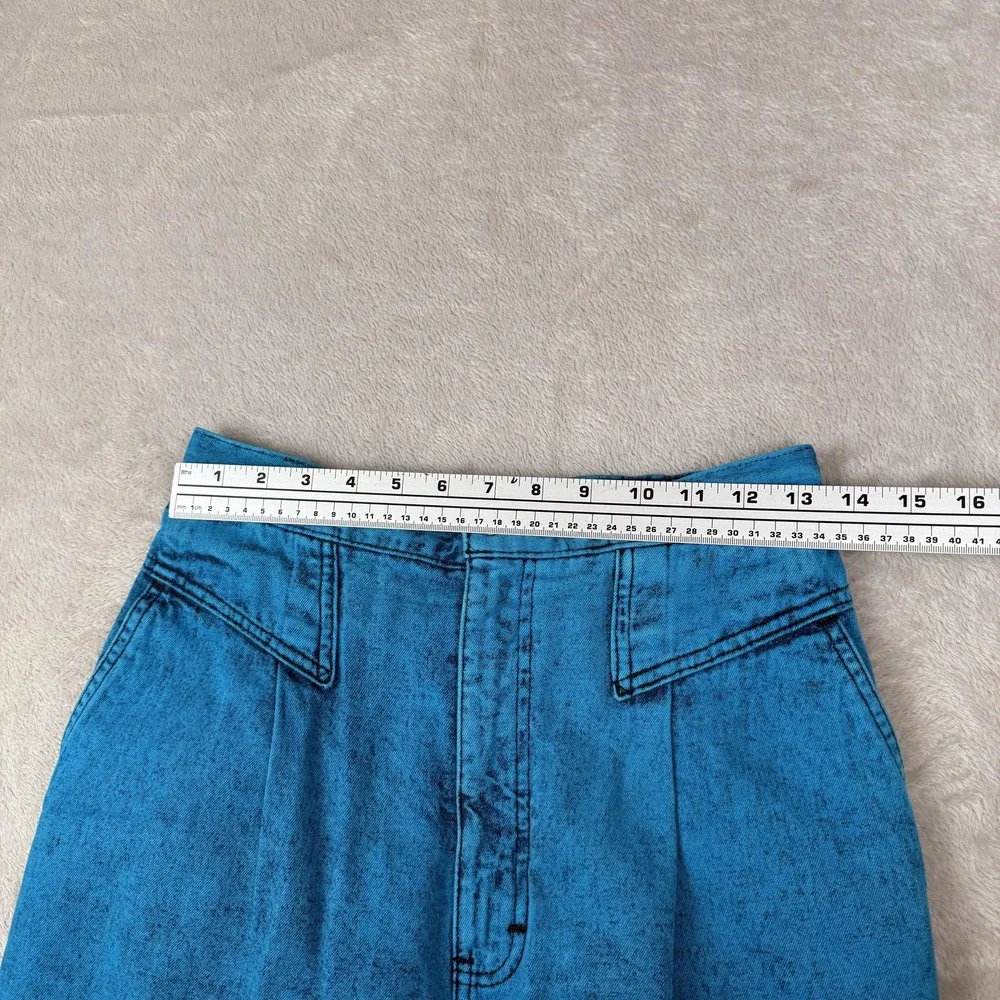 Vtg Sundance Denim Wear Jacket Pants Set Womens Sz L Acid Wash USA 90s 80s Artsy - Picture 14 of 16